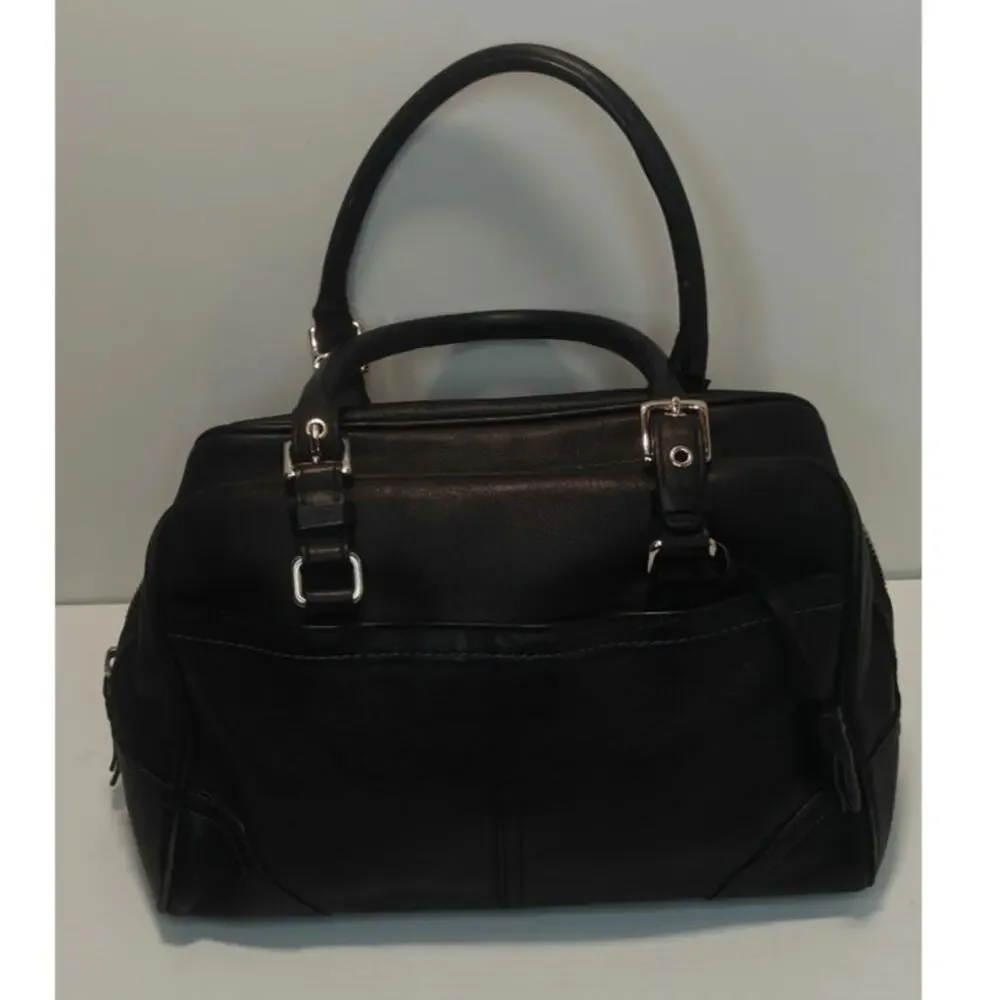 Black Vintage Y2K Caoch Hampton Leather Doctor bag